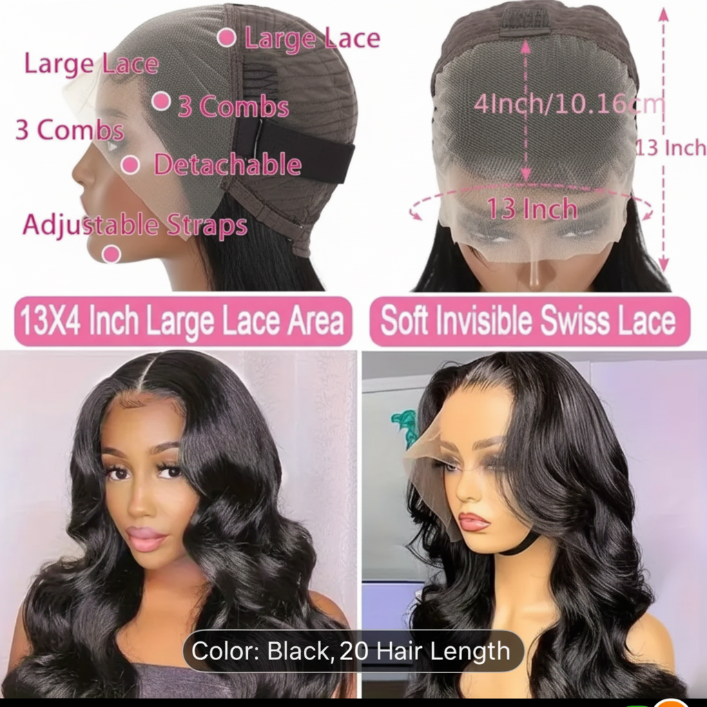 13* 4 Human wig