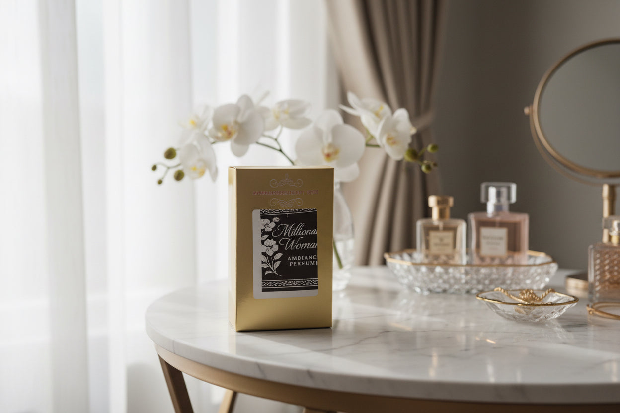 Millionaire woman ambiance perfume